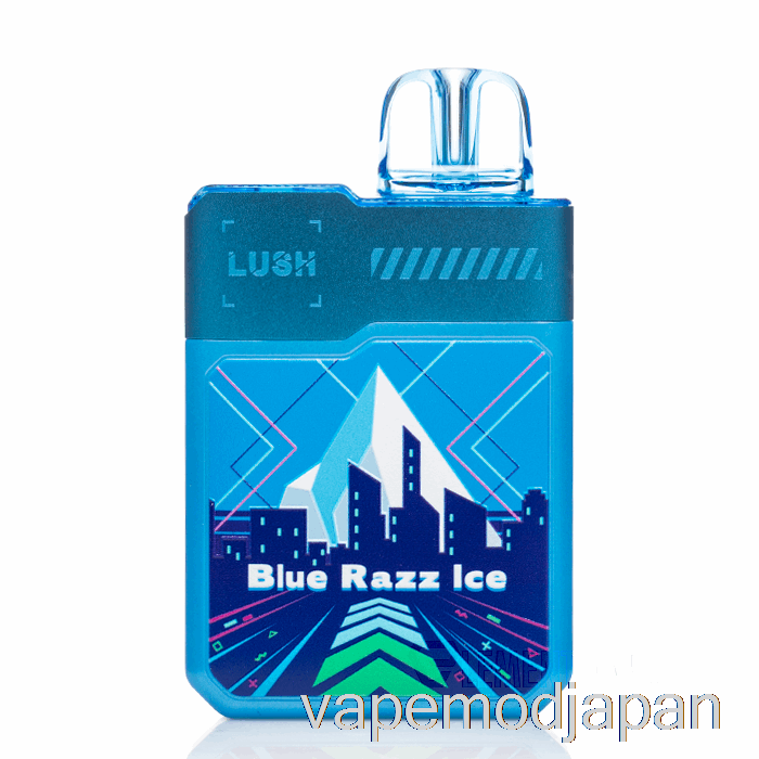 VAPE MOD デジフレーバー X ギーク バー ラッシュ 20K 使い捨て ブルー ラズ アイス